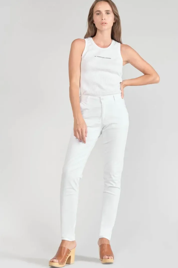Le Temps des Cerises Pantalon Chino Dyli3 Blanc White Best