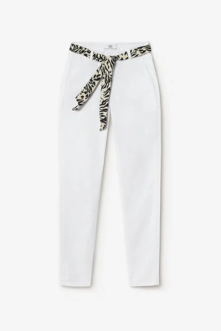 Le Temps des Cerises Pantalon Chino Dyli3 Blanc White Best