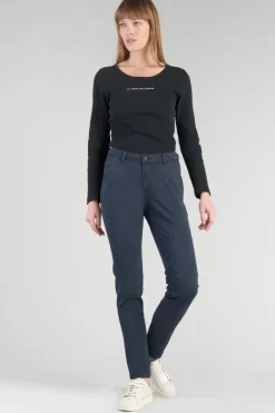 Le Temps des Cerises Pantalon Chino Dyli4 Bleu Nuit Atlantic Fashion
