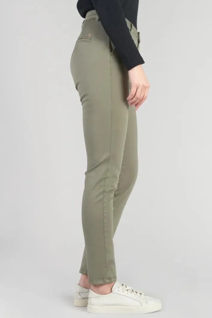 Le Temps des Cerises Pantalon Chino Dyli4 Kaki Lizard Flash Sale