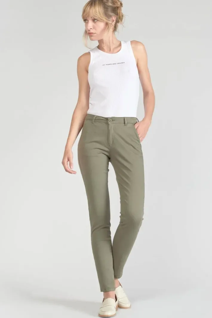 Le Temps des Cerises Pantalon Chino Dyli3 Kaki Lizard Hot