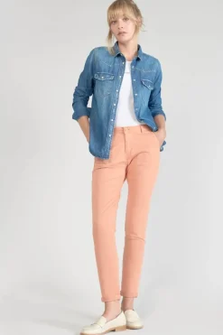 Le Temps des Cerises Pantalon Chino Dyli3 Peche Canyon Best Sale