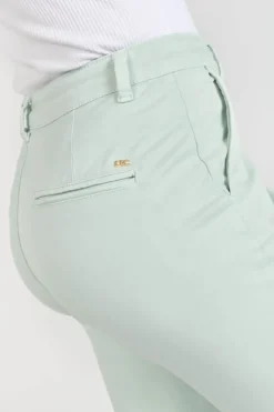 Le Temps des Cerises Pantalon Chino Dyli3 Vert D'Eau Icy Online
