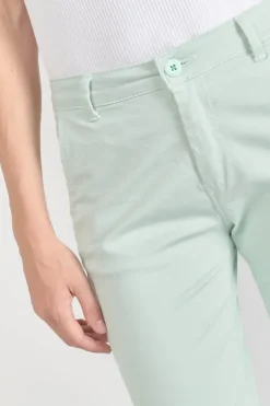 Le Temps des Cerises Pantalon Chino Dyli3 Vert D'Eau Icy Online