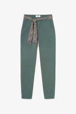 Le Temps des Cerises Pantalon Chino Dyli4 Vert Bouteille Green Bottle Hot