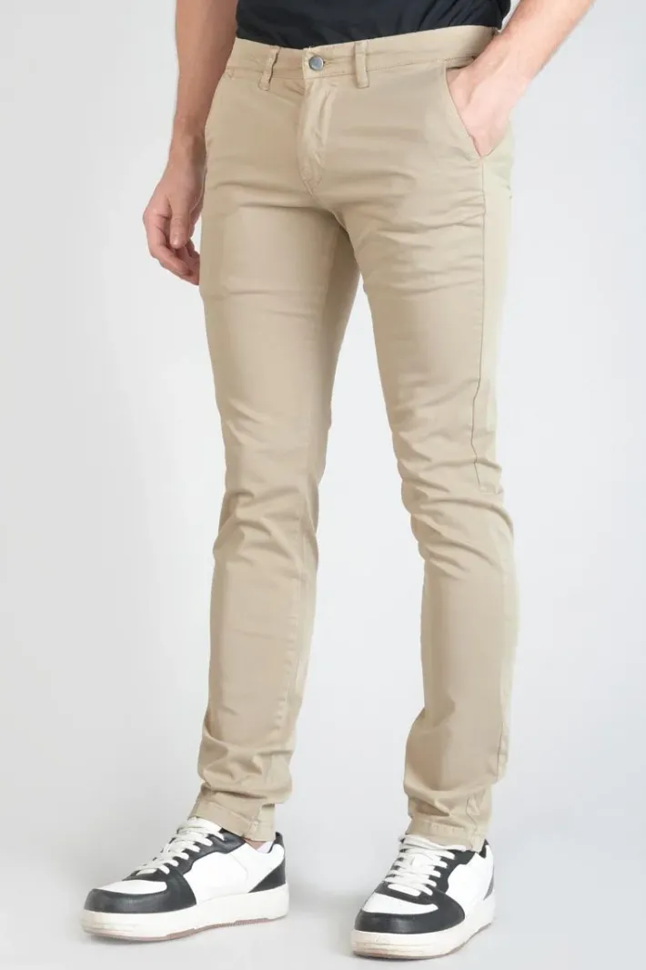 Le Temps des Cerises Pantalon Chino Slim Jas Beige Nomad Flash Sale