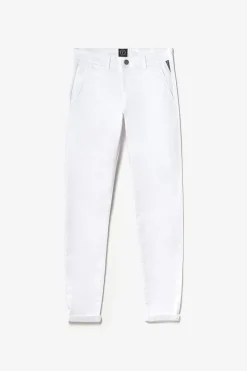 Le Temps des Cerises Pantalon Chino Slim Jas Blanc White New