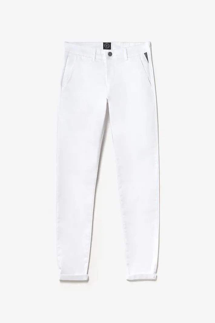 Le Temps des Cerises Pantalon Chino Slim Jas Blanc White New