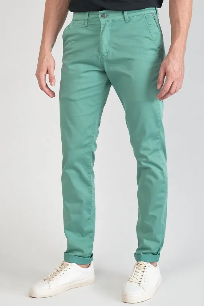 Le Temps des Cerises Pantalon Chino Slim Jas Vert D'Eau Oil Fashion