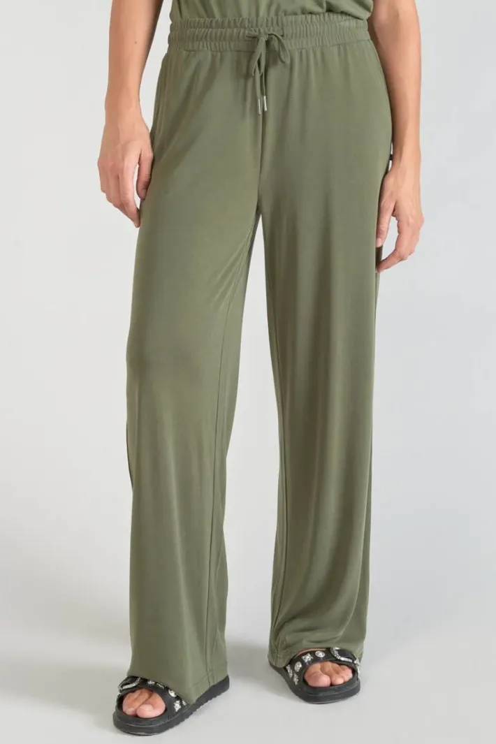 Le Temps des Cerises Pantalon Fluide Judi Kaki Lizard Discount