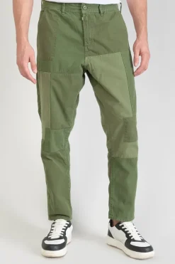 Le Temps des Cerises Pantalon Loose Mister Kaki Vert Khaki Discount