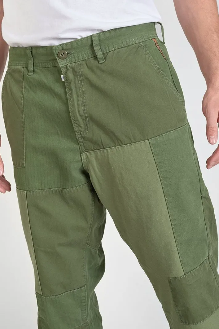 Le Temps des Cerises Pantalon Loose Mister Kaki Vert Khaki Discount