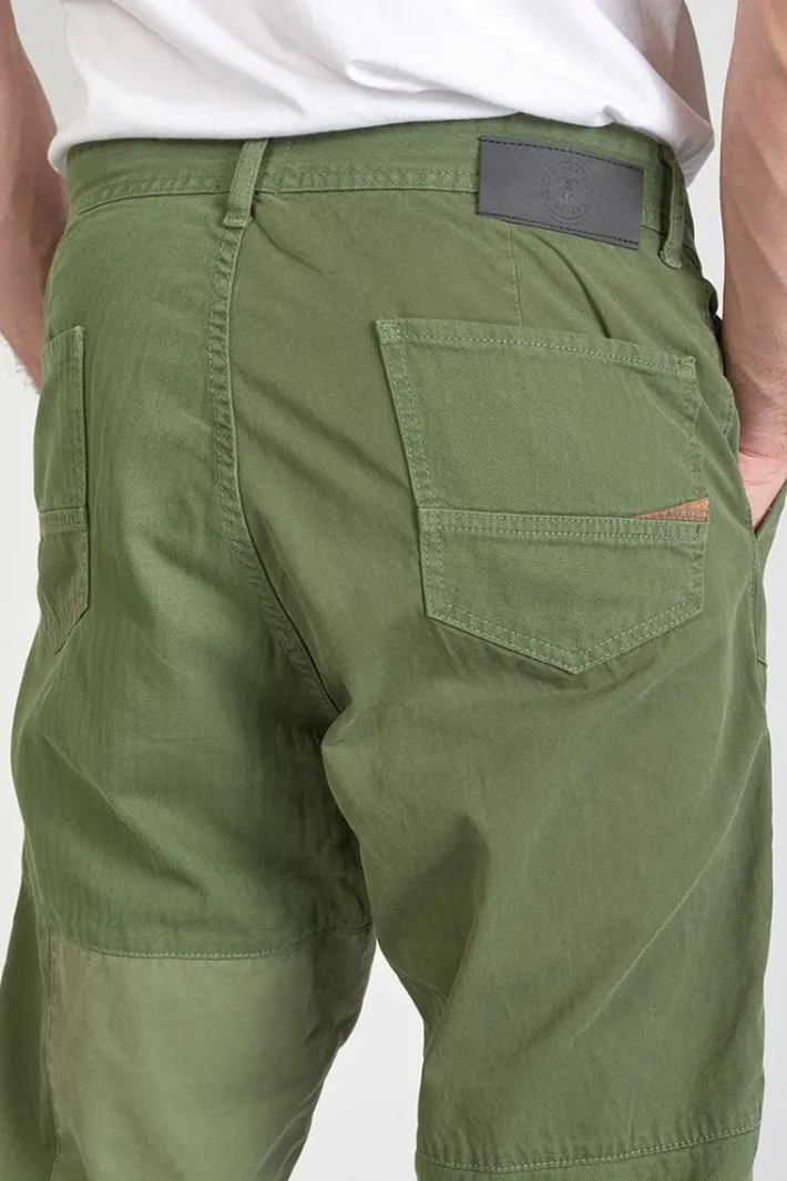 Le Temps des Cerises Pantalon Loose Mister Kaki Vert Khaki Discount