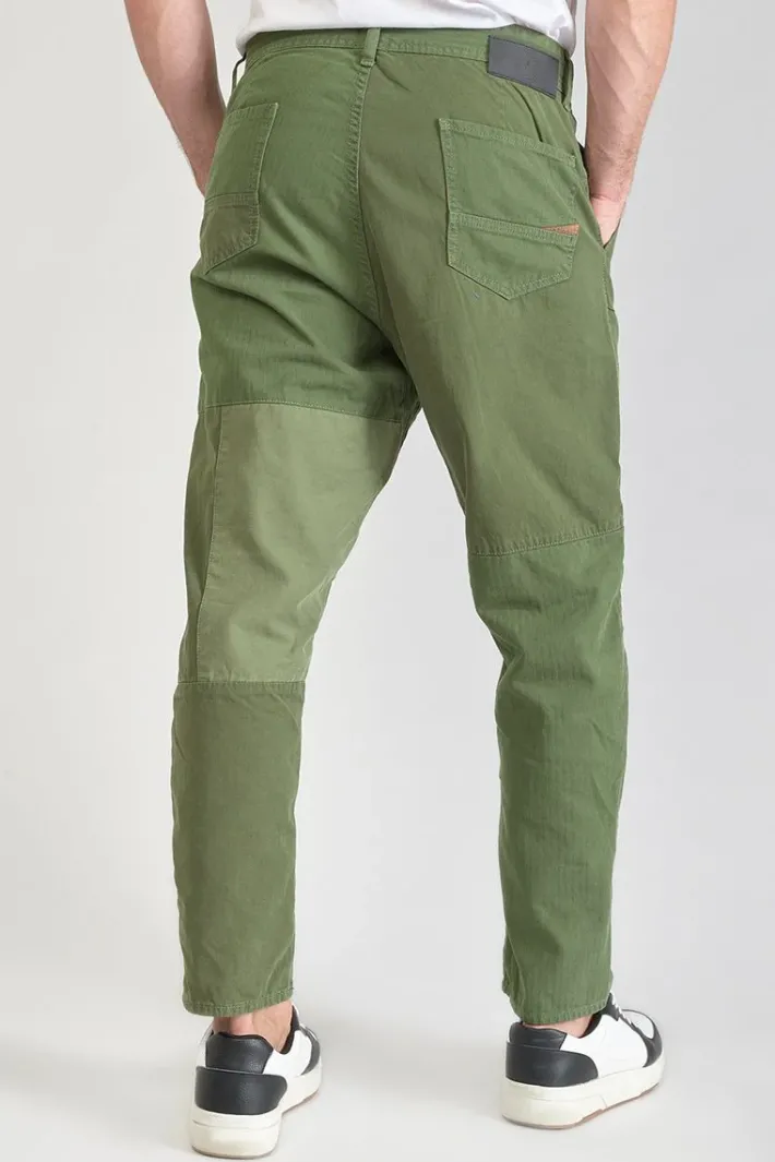 Le Temps des Cerises Pantalon Loose Mister Kaki Vert Khaki Discount