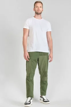 Le Temps des Cerises Pantalon Loose Mister Kaki Vert Khaki Discount