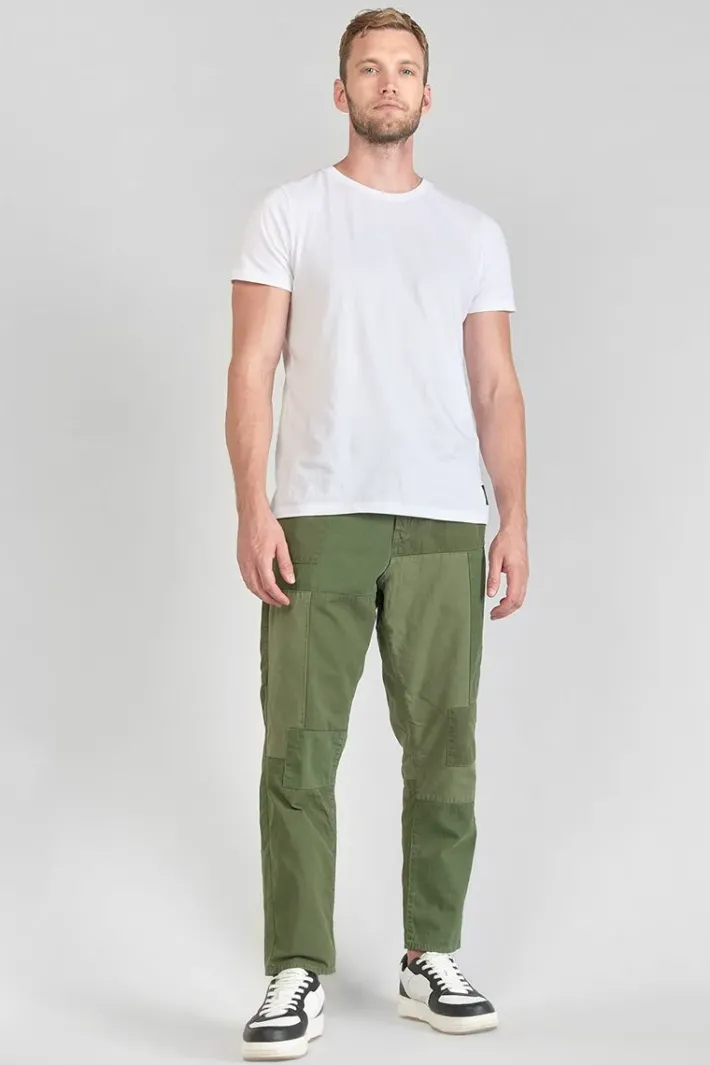 Le Temps des Cerises Pantalon Loose Mister Kaki Vert Khaki Discount