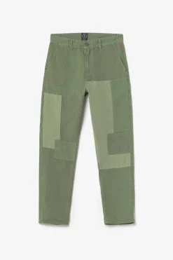 Le Temps des Cerises Pantalon Loose Mister Kaki Vert Khaki Discount
