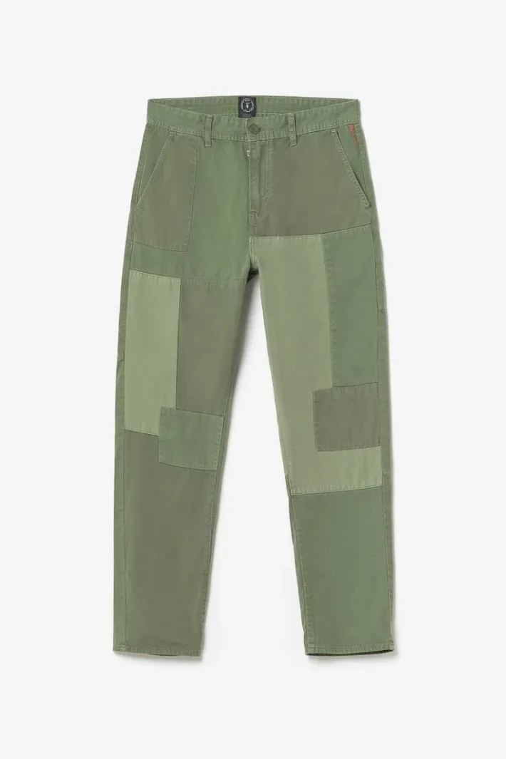 Le Temps des Cerises Pantalon Loose Mister Kaki Vert Khaki Discount