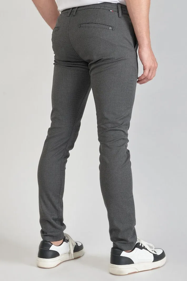 Le Temps des Cerises Pantalon Milo A Motif Pied De Poule Gris Grey Discount