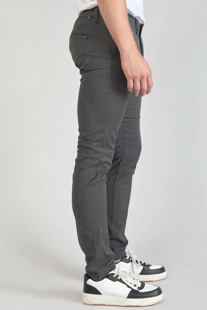 Le Temps des Cerises Pantalon Milo A Motif Pied De Poule Gris Grey Discount