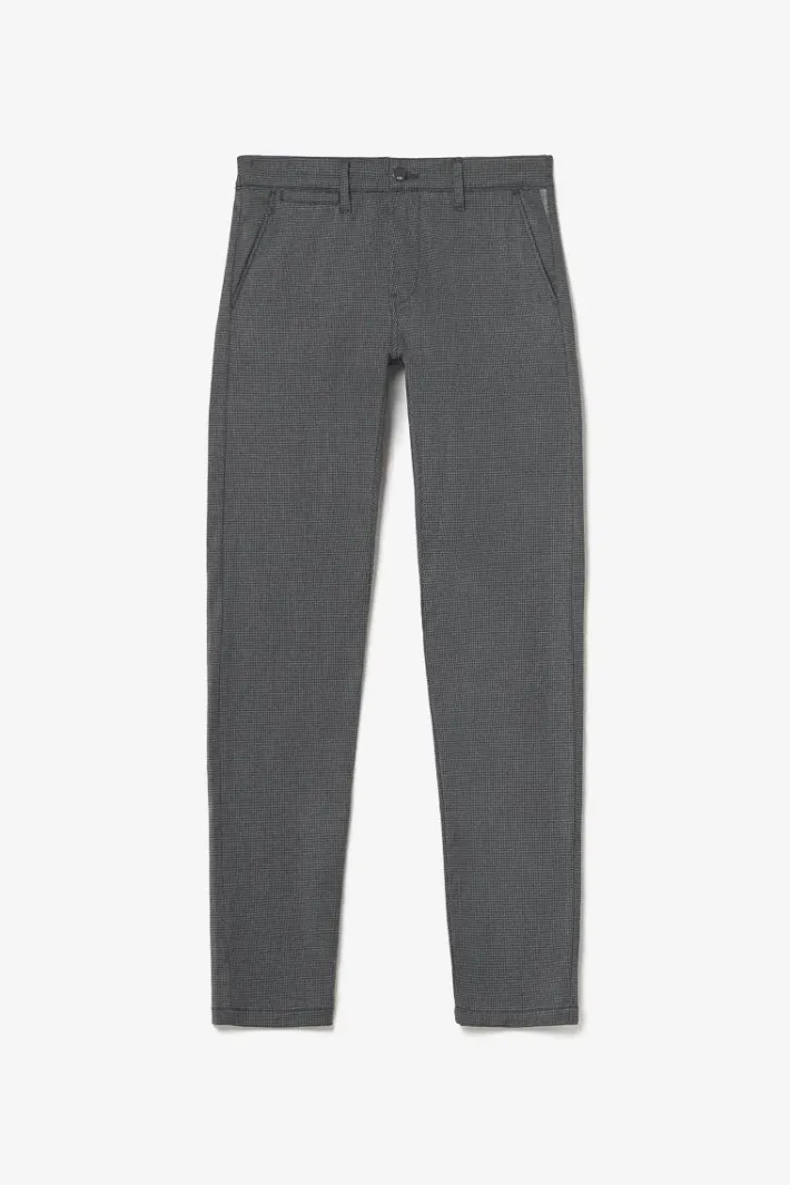 Le Temps des Cerises Pantalon Milo A Motif Pied De Poule Gris Grey Discount