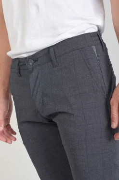 Le Temps des Cerises Pantalon Skunk A Carreaux Bleus Blue Clearance