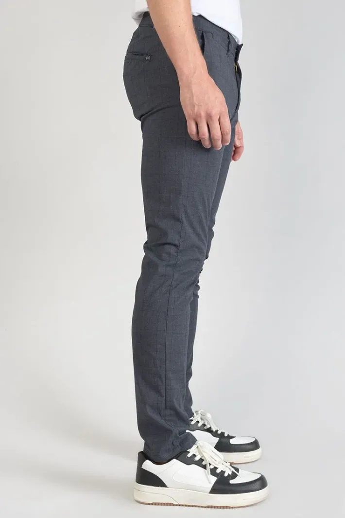 Le Temps des Cerises Pantalon Skunk A Carreaux Bleus Blue Clearance