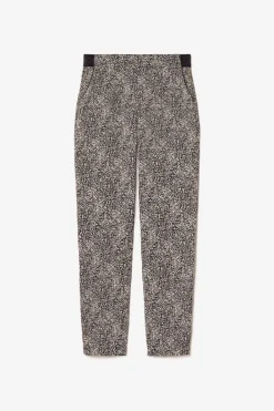 Le Temps des Cerises Pantalon Tage Noir A Motif Black Online