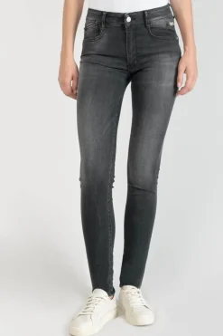 Le Temps des Cerises Peak Pulp Slim Taille Haute Jeans Noir N°1 Black / Black Discount