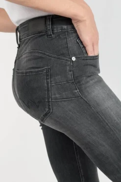 Le Temps des Cerises Peak Pulp Slim Taille Haute Jeans Noir N°1 Black / Black Discount