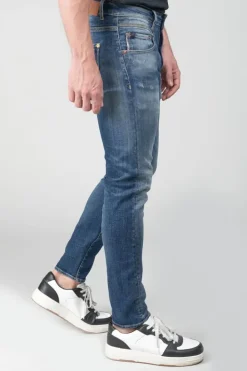 Le Temps des Cerises Picpus Power Skinny 7/8Eme Jeans Destroy Bleu N°2 Blue Best