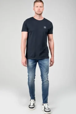 Le Temps des Cerises Picpus Power Skinny 7/8Eme Jeans Destroy Bleu N°2 Blue Best