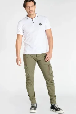 Le Temps des Cerises Polo Aron Blanc White Flash Sale
