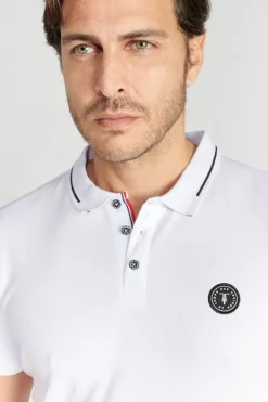 Le Temps des Cerises Polo Aron Blanc White Flash Sale