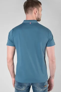 Le Temps des Cerises Polo Aron Bleu Petrole Indian Flash Sale