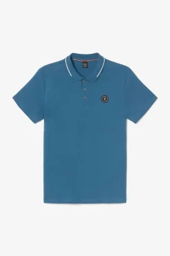 Le Temps des Cerises Polo Aron Bleu Petrole Indian Flash Sale