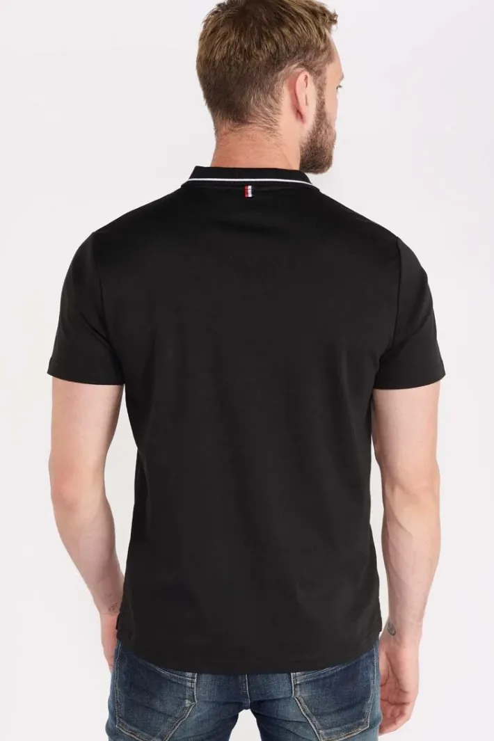 Le Temps des Cerises Polo Aron Noir Black New