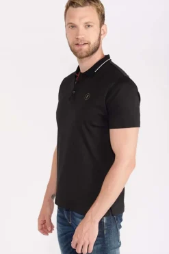 Le Temps des Cerises Polo Aron Noir Black New
