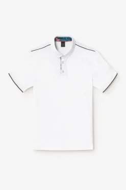 Le Temps des Cerises Polo Cotrel Blanc White Cheap