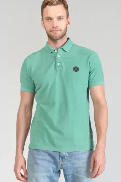 Le Temps des Cerises Polo Dylon Vert D'Eau Oil Online
