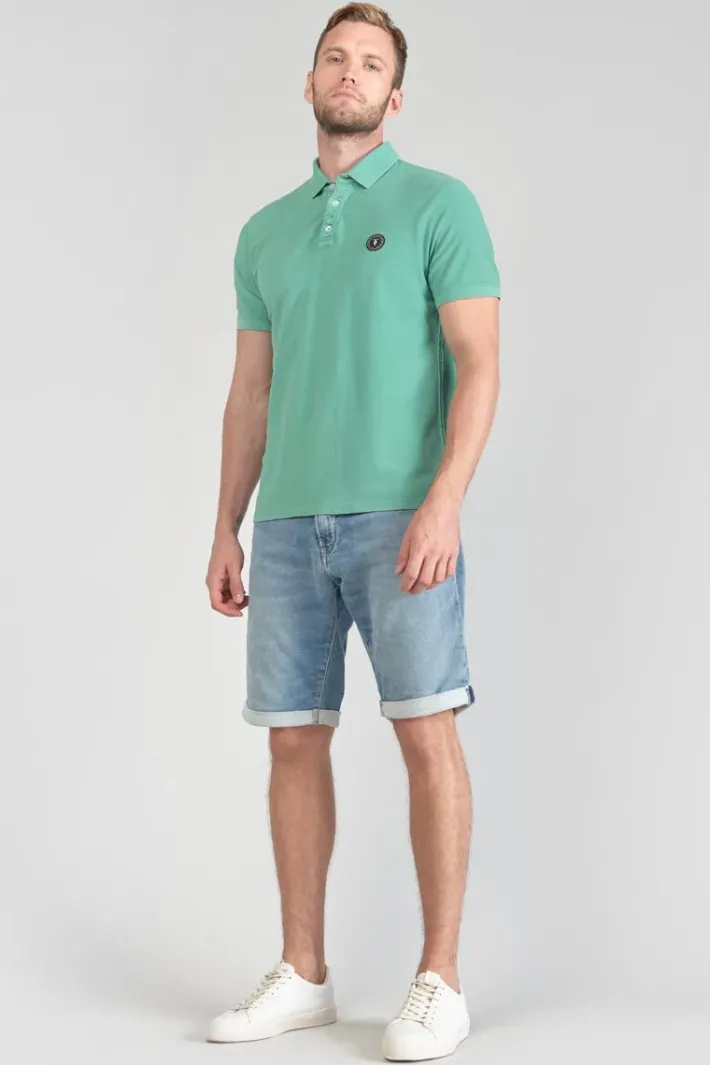 Le Temps des Cerises Polo Dylon Vert D'Eau Oil Online