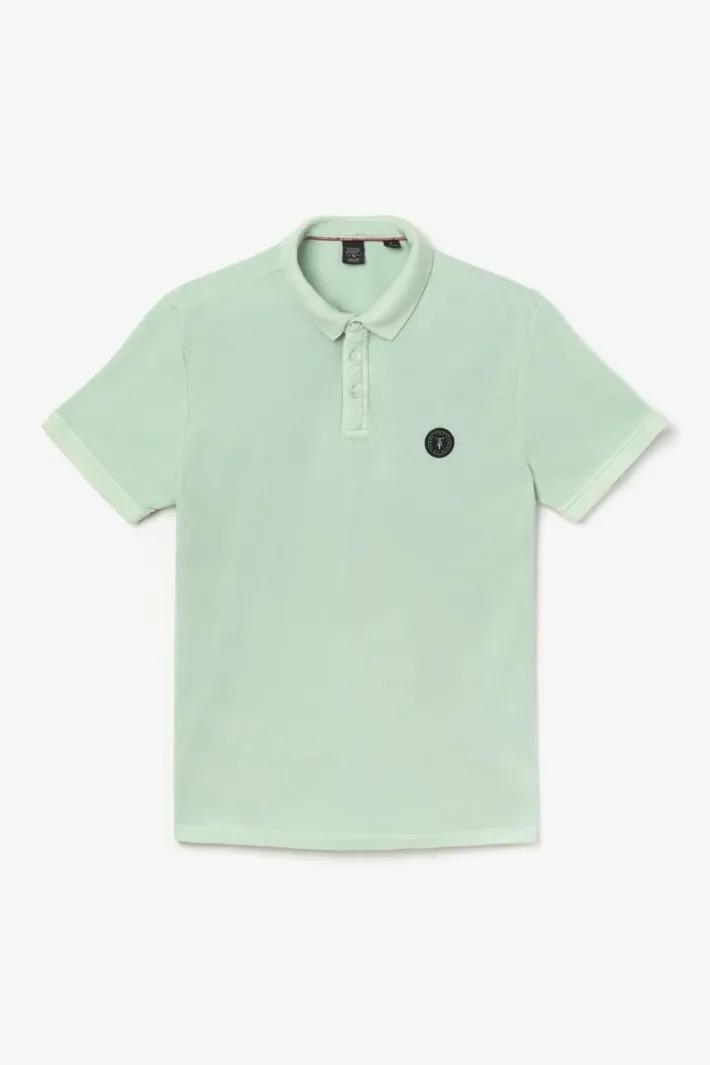 Le Temps des Cerises Polo Dylon Vert Menthe Mist Clearance