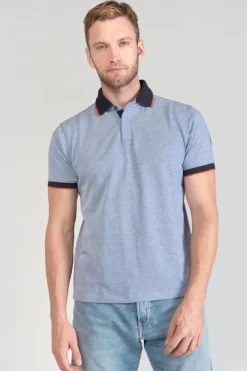 Le Temps des Cerises Polo Orias Bleu Ciel Peacoat Shop