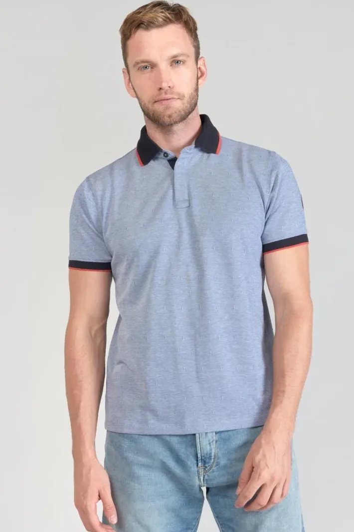 Le Temps des Cerises Polo Orias Bleu Ciel Peacoat Shop