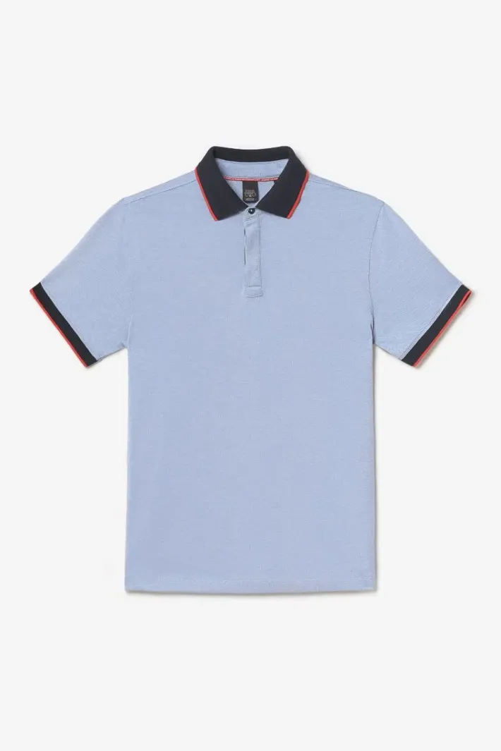 Le Temps des Cerises Polo Orias Bleu Ciel Peacoat Shop