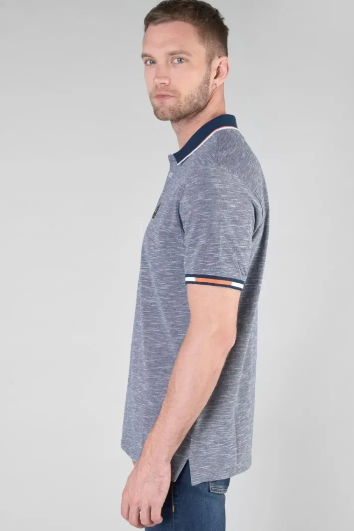 Le Temps des Cerises Polo Polar En Jersey Chine Bleu Marine Wing Fashion