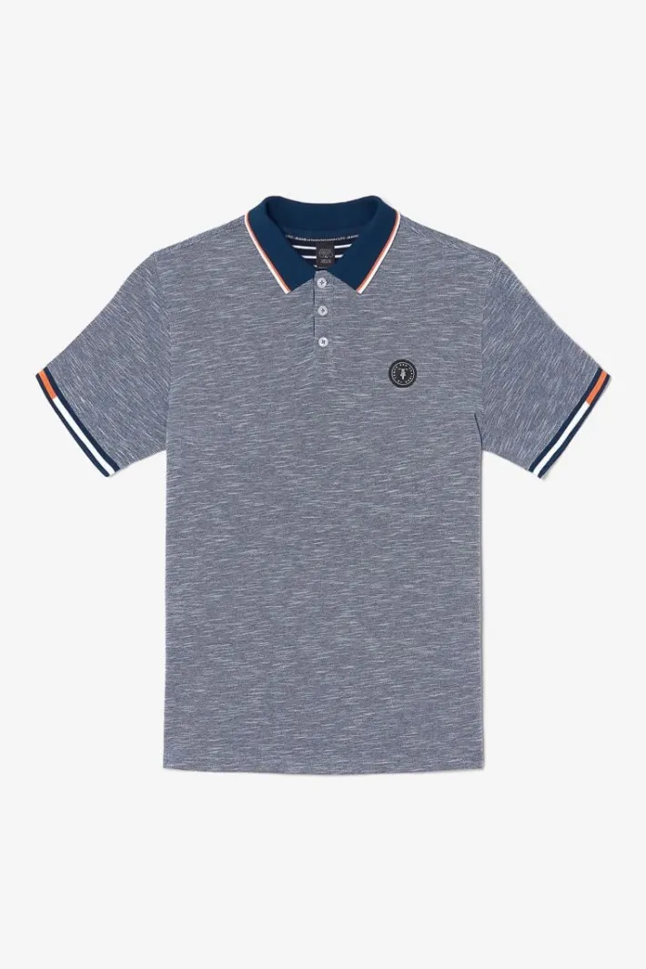 Le Temps des Cerises Polo Polar En Jersey Chine Bleu Marine Wing Fashion