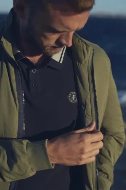 Le Temps des Cerises Polo Ramel Bleu Nuit Peacoat Sale