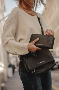 Le Temps des Cerises Portefeuille Loren Noir Black Fashion