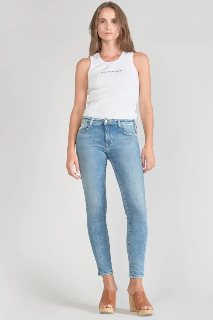Le Temps des Cerises Power Skinny 7/8Eme Jeans Bleu N°4 Blue New